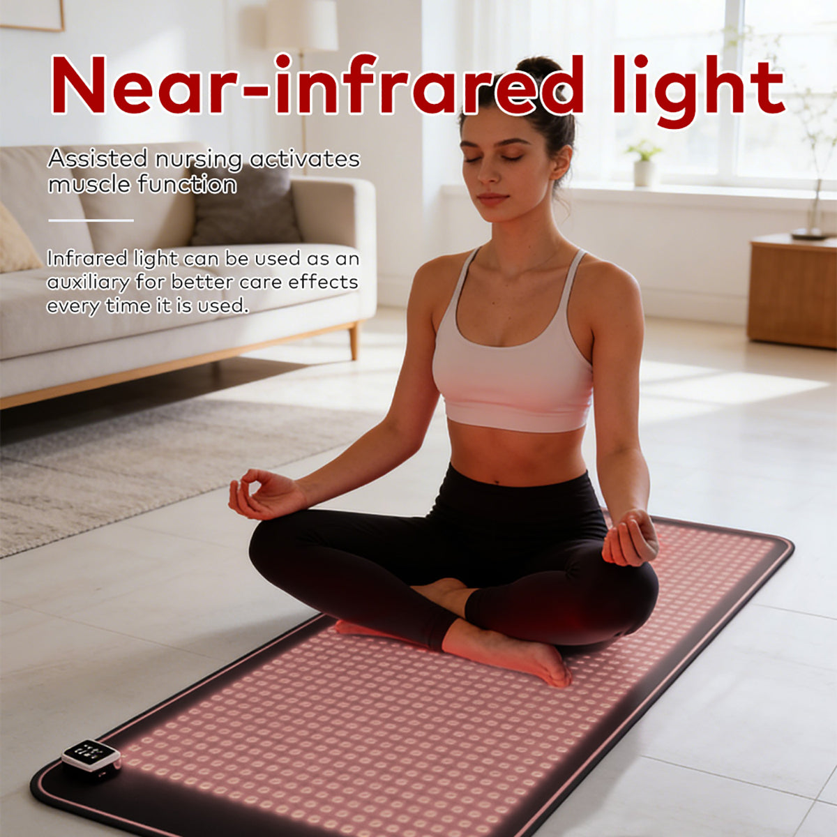 حصيرة العناية بالضوء SQ190 للجسم بالكامل، 1,344 مصباح LED