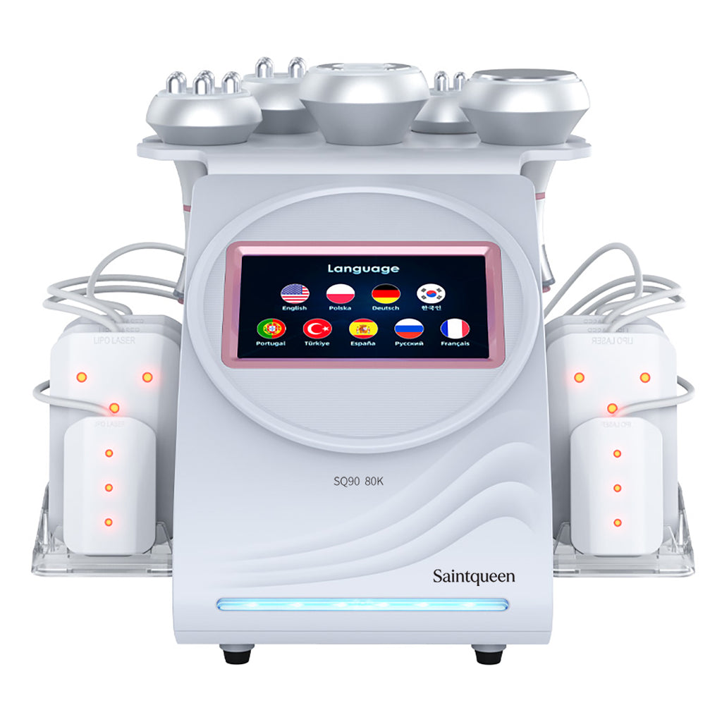 جهاز التجويف وRF وألواح الليزر SQ90C Pro، 6 في 1