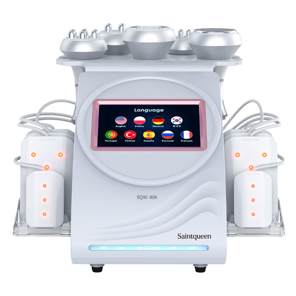 جهاز التجويف وRF وألواح الليزر SQ90C Pro، 6 في 1