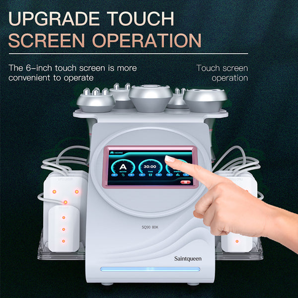 جهاز التجويف وRF وألواح الليزر SQ90C Pro، 6 في 1