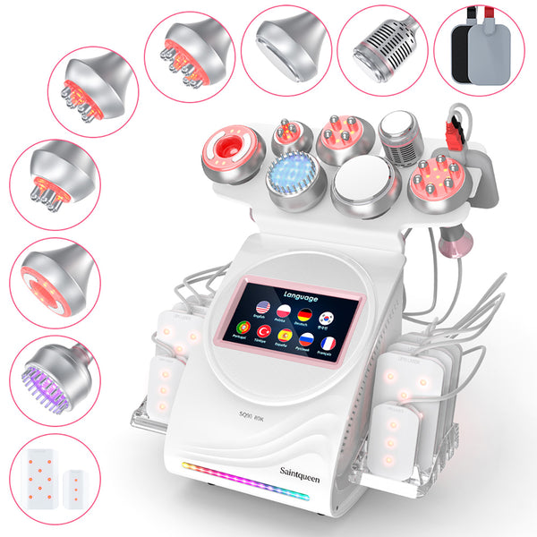 جهاز التجويف وألواح الليزر وEMS SQ90D Plus، 9 في 1