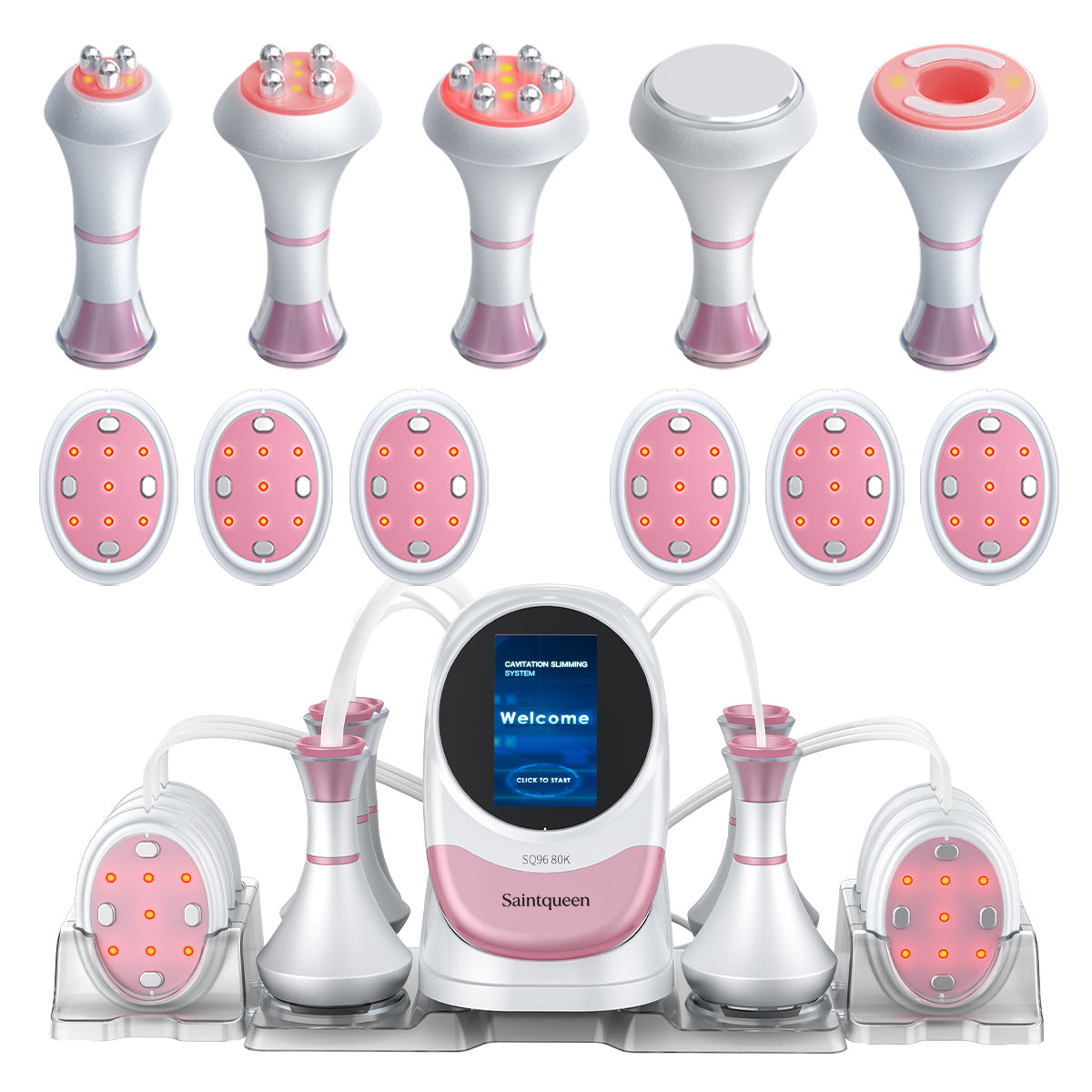 SQ96 Pro نظام 6-in-1 بألواح ليزر وEMS